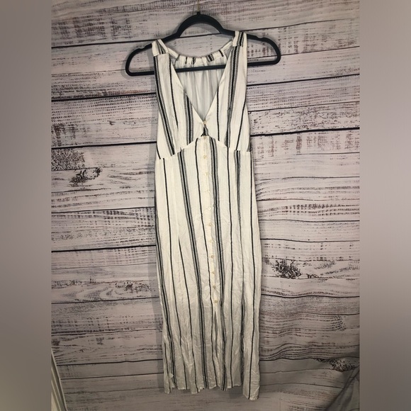 VENUS Lascana White and Black Midi Dress size Small - Picture 5 of 15